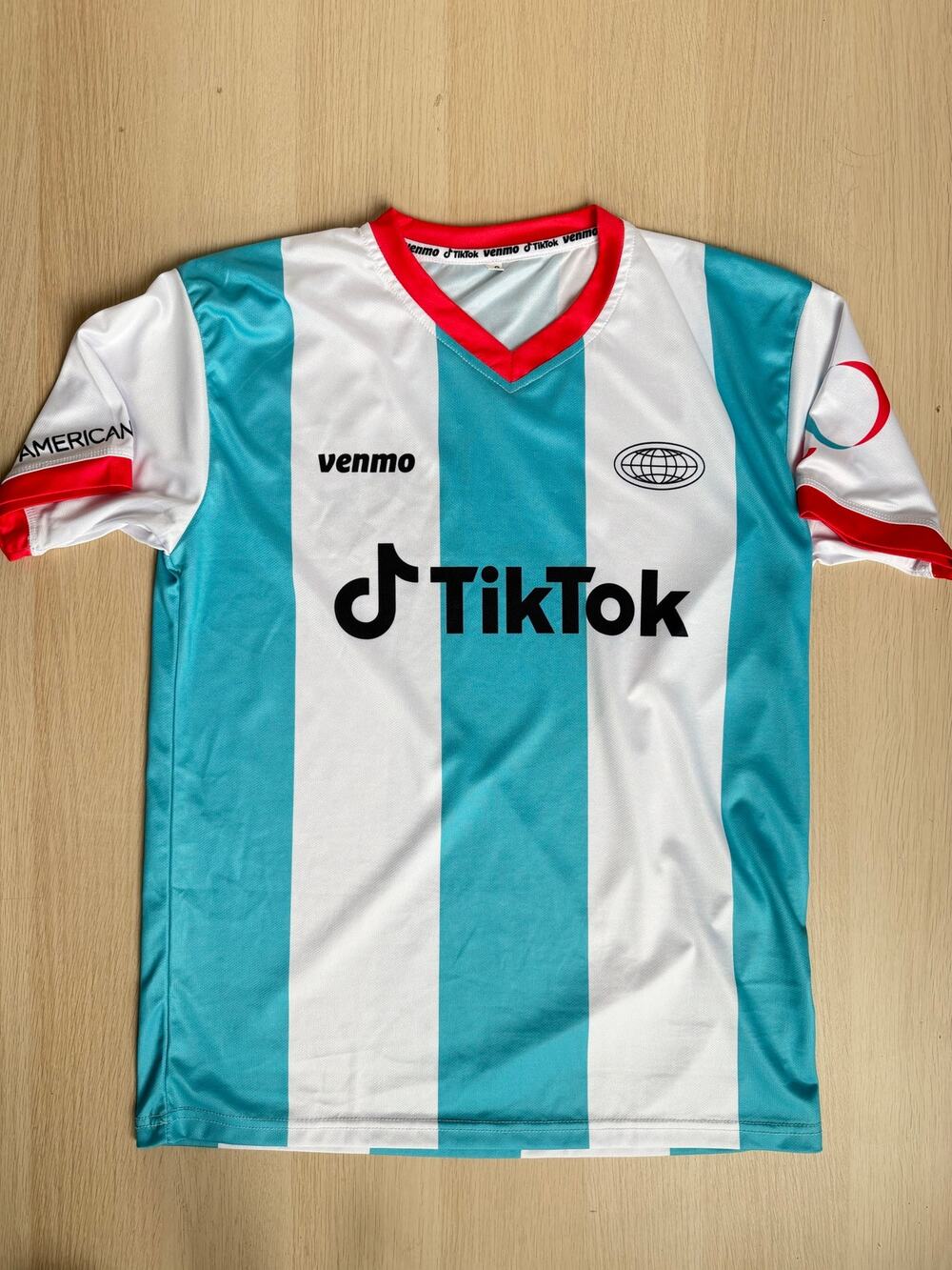 Limited TikTok World Cup Striped Soccer Kit - Size S
